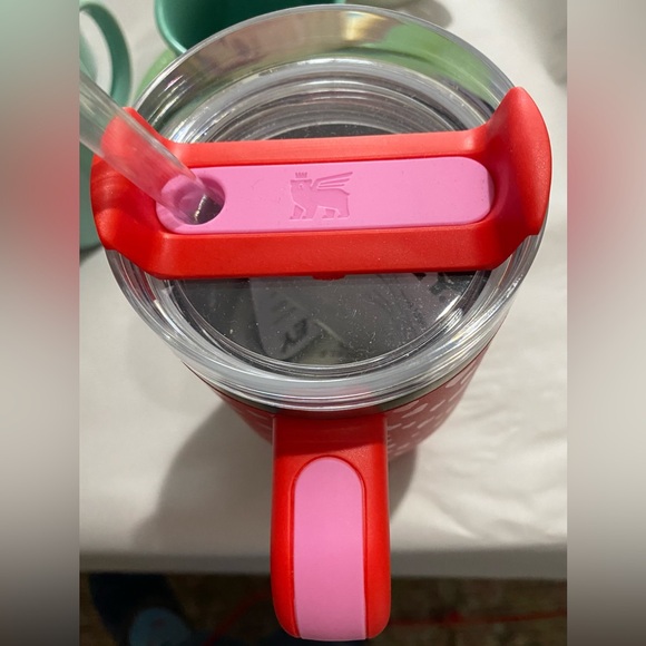 Valentines Day Stanley 20oz Quencher Tumbler. NWT. Red&Pink Hearts Outside. - Picture 8 of 14